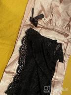 img 1 attached to LYANER 4-Piece Satin Sleepwear Set With Floral Lace Trim Cami And Robe For Women review by Damon Atonyo