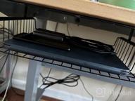 img 1 attached to Under Desk Storage Shelf 1 Pack - Metal Drawer Slide Out For Home Office, 12.6'' X 9.45''X 3.93'', No Drill/Drill Cable Management Tray Basket Organizer Rack review by Kenji Townsend