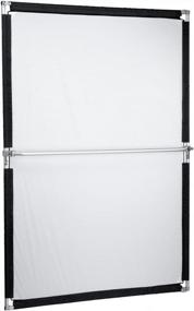 img 4 attached to Pro Studio Solutions 140Cm X 200Cm Sun Scrim Diffuser & Silver/White Reflector Kit With Handle And Carry Bag