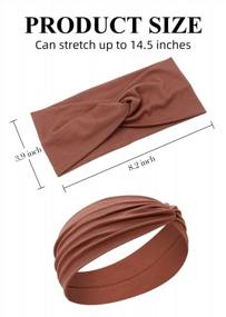 img 2 attached to Women'S Non-Slip Turban Headband Hair Band For Short Hair - Fashion Accessory