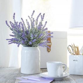img 3 attached to Spruce Up Your Garden With Veryhome'S 8 Bundles Of Artificial Lavender Flowers For Weddings And Home Decor