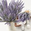 spruce up your garden with veryhome's 8 bundles of artificial lavender flowers for weddings and home decor logo