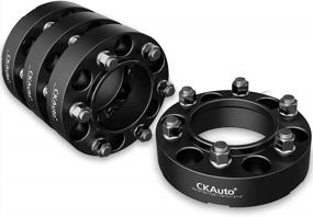 img 4 attached to Set Of 4 Hub Centric Wheel Spacers - 6X5.5 Pattern, 1.50" Thickness, 106.1Mm Center Bore With M12X1.5 Studs, Ideal For Enhancing Vehicle Stability And Style