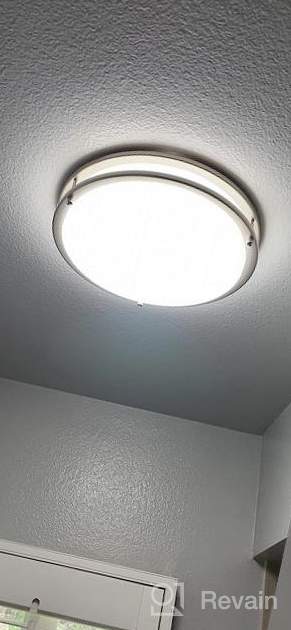 img 1 attached to DAKASON 2Pack LED Flush Mount Ceiling Light Fixture 10 Inch 15W With Adjustable 3000K/4000K/5000K, Dimmable Ceiling Lamp For Kitchen, Hallway, Stairwell, And Bathroom - Enhanced SEO review by Doug Powell