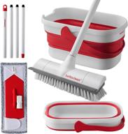 floor cleaning set collapsible adjustable logo