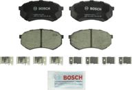 bosch bc433 quietcast premium ceramic disc brake pad set: ideal for chrysler conquest, mitsubishi starion, plymouth conquest, toyota cressida, pickup, and tacoma - front логотип