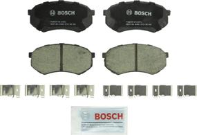 img 1 attached to Bosch BC433 QuietCast Premium Ceramic Disc Brake Pad Set: Ideal for Chrysler Conquest, Mitsubishi Starion, Plymouth Conquest, Toyota Cressida, Pickup, and Tacoma - FRONT