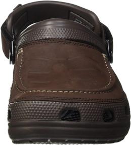 img 3 attached to 👞 Espresso Crocs Yukon Vista Adjustable Men's Shoes: Enhancing Comfort with Mules & Clogs