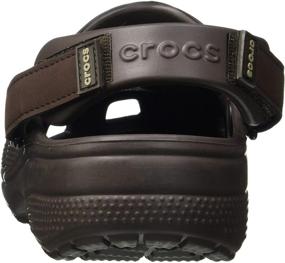 img 2 attached to 👞 Espresso Crocs Yukon Vista Adjustable Men's Shoes: Enhancing Comfort with Mules & Clogs