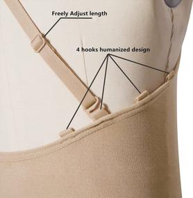 img 1 attached to Seamless Nude Leotard Dress with Transition Straps for Women and Girls by DANSHOW