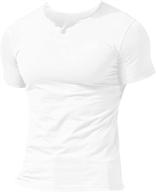 👕 muscle alive henleys t shirt placket men's clothing: premium shirts for style and comfort логотип