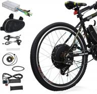 electric bike conversion kit - voilamart 26" rear wheel, 36v 500w motor, intelligent controller and pas system for road bikes логотип