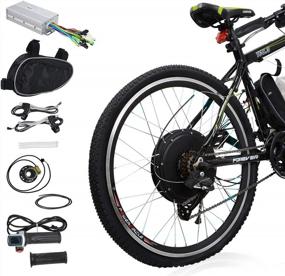 img 4 attached to Electric Bike Conversion Kit - Voilamart 26" Rear Wheel, 36V 500W Motor, Intelligent Controller And PAS System For Road Bikes
