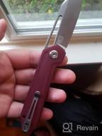 img 1 attached to KUBEY Royal KU321 Folding Pocket Knife - G10 Handle, D2 Blade (Jade Dark Stonewashed) review by Warrick Infinite
