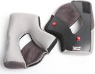 🔴 bell qualifier helmet cheek pads - street motorcycle accessories, grey, 30mm logo