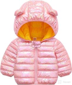 img 2 attached to 🧥 Winter Warm Hooded Puffer Lightweight Water-Resistant Packable Outwear Coat for Boys and Girls