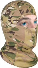 img 4 attached to Men & Women'S Balaclava Ski Mask For Cold Weather Running, Motorcycling & Snow Sports