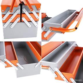 img 1 attached to Cantilever Portable 5 Tray Cabinet Carry（Orange）