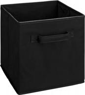 cubeicals black fabric drawer by closetmaid 5784 - stylish and functional storage solution logo