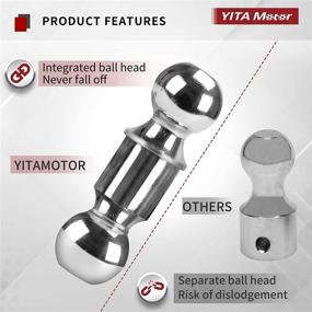 img 3 attached to YITAMOTOR Adjustable Aluminum Receiver Stainless Exterior Accessories