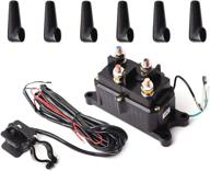 🏍️ atv utv solenoid relay contactor & winch rocker thumb switch combo - 12v логотип