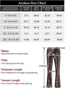 img 3 attached to Sparkle In Style: AZOKOE Sequin Bell Bottoms - Women'S High Waist Wide Leg Palazzo Lounge Pants