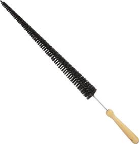 img 3 attached to 🧹 Efficient 28 Inch Belgian Goat Hair Radiator Cleaner and Vent Brush: Premium Flexible Medium-Soft Coil & Dryer Lint Cleaning Tool by KONEX