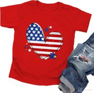 футболка с рисунком american toddler patriotic логотип