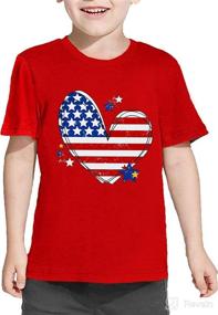 img 3 attached to American Toddler Graphic T Shirt Patriotic Apparel & Accessories Baby Girls