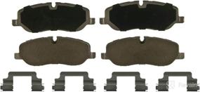 img 4 attached to Wagner ThermoQuiet QC1098 Ceramic Brake Pads - Disc Brake Pad Set