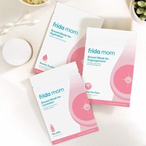img 1 attached to Nourish And Soothe Your Boobs With Frida Mom Breast Mask - Aloe Vera, Honey, Tea Tree Oil, And Cucumber Infused For Ultimate Hydration - No Harsh Chemicals