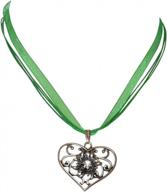 heart-shaped edelweiss flower bavarian necklace - perfect for dirndl! logo