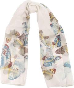 img 3 attached to Chiffon Scarfs Fashion Scarves Huabeng Women's Accessories at Scarves & Wraps