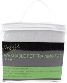 img 1 attached to Midlee Reusable Washable Dog Training Pee Pads Pack Of 3 (15" X 23")