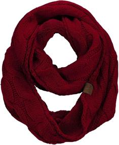 img 2 attached to 🧣 C.C Women's Winter Infinity Pullover - Women's Accessories in Scarves and Wraps