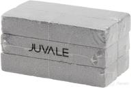 🧽 juvale 6-pack pumice stones - scouring sticks - efficient gray cleaning tools, 5.9 x 1.4 x 0.9 logo