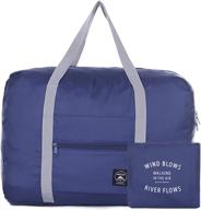 водостойкая нейлоновая холщовая спортивная сумка для спорта, тренажерного зала и путешествий - складное 32-литровое решение для хранения багажа для мужчин и женщин логотип
