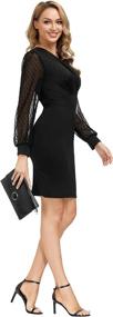 img 2 attached to Exquisite GRACE KARIN Cocktail Business Bodycon Dresses for Stylish Women