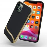 gold snugg iphone pro 11 (2019) slim pulse series силиконовый противоударный защитный чехол логотип