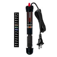 domica 25w submersible aquarium heater for small fish tank (1-8 gallons) + free thermometer sticker: efficient heating solution логотип