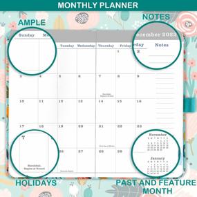 img 3 attached to 2023 Pocket Planner/Calendar - Weekly & Monthly Planner For 2023 With Pen Holder, Note Pages, And Inner Pocket. January To December 2023. Convenient And Compact At 6.3" X 3.8" With Elastic Closure.