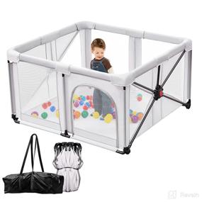 img 4 attached to SYCYH Playpen Babies Toddlers Sturdy