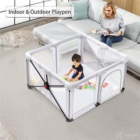 img 2 attached to SYCYH Playpen Babies Toddlers Sturdy