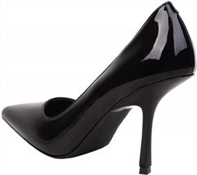 img 1 attached to Vivianly Women'S Pointed Pumps With Medium Heels And Stiletto High Heels In Patent Leather