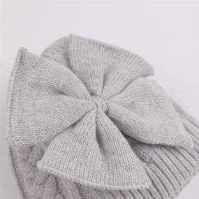 img 1 attached to 🧣 Cold Weather Infant Girls' Accessories: Duoyeree Toddler Beanie with Lining