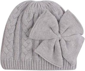 img 2 attached to 🧣 Cold Weather Infant Girls' Accessories: Duoyeree Toddler Beanie with Lining
