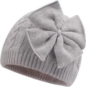 img 3 attached to 🧣 Cold Weather Infant Girls' Accessories: Duoyeree Toddler Beanie with Lining
