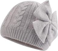🧣 cold weather infant girls' accessories: duoyeree toddler beanie with lining logo
