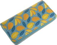 cute fruit print around wallet women's handbags & wallets : wallets logo