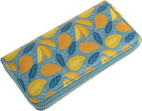 img 2 attached to Cute Fruit Print Around Wallet Women's Handbags & Wallets : Wallets